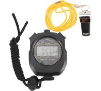 Chronomètre multifonction en acier inoxydable avec sifflet et minuteur numérique pour montre de sport