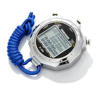 Chronomètre numérique avec chronomètre de 0,001 seconde, 100 mémoires étanche, mémoire métallique, réveil avec grand écran pour nageurs, rallées, entraîneurs, courses sportives et marathons