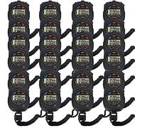 Chronomètre numérique multifonction de sport, grand écran avec date, heure et alarme, convient pour les entraîneurs de sport, les entraîneurs de fitness et les arbitres (lot de 24)