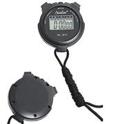 Chronomètre portable avec grand écran, minuterie numérique légère, horloge à compte à rebours en matériau réutilisable, appareil de synchronisation polyvalent, horloge calendrier chronomètre pour la