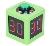 Chronomètre pour Poker, écran numérique 4 Faces de 1,4 Pouces, luminosité réglable, Alarme de Rappel, minuteur, Horloge de tir pour Poker privé et échecs Green