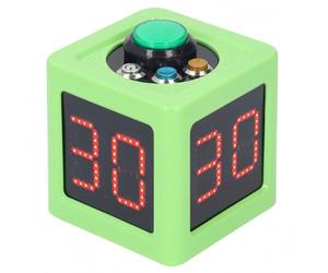 Chronomètre pour Poker, écran numérique 4 Faces de 1,4 Pouces, luminosité réglable, Alarme de Rappel, minuteur, Horloge de tir pour Poker privé et échecs Green