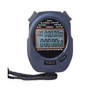 Chronomètres, Mini chronomètre électronique portable multifonction 2 rangées 10 mémoires, minuteur numérique, compteur de sport