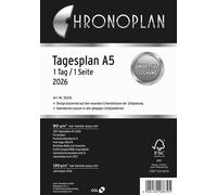 CHRONOPLAN agenda journalier 2026 1 jour/1 page DIN A5