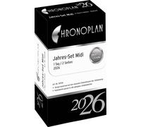 CHRONOPLAN Coffret annuel 2026 Midi 96 x 172 mm