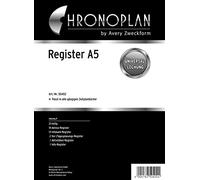 Chronoplan Registre (A5) 31 50402 Support Accessory Set, Noir