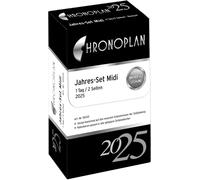 CHRONOPLAN Set annuel 2025 Midi 96 x 172 mm