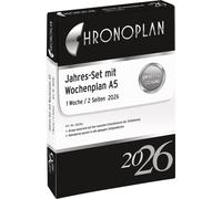 CHRONOPLAN Set annuel Emploi du temps hebdomadaire 2026 DIN A5