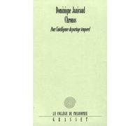 Chronos - Dominique Janicaud - Grasset - broché - Livre