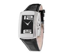 Chronotech Unisex Adult Analogue Quartz Watch with Leather Strap CT7017B-04