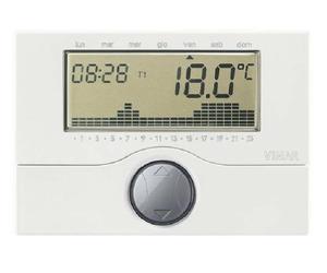CHRONOTHERMOSTAT ÉLECTRONIQUE AVEC PILE BLANCHE 01910