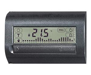 Chronothermostat tactile mural noir type 1C7190032007 - Série 1C Finder, anthracite