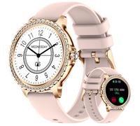 CHRONUS Montre Connectée Femme avec Appel Bluetooth 1,32'' Intelligent Smartwatch Sport Lecteur de Musique SpO2 pour Android iOS