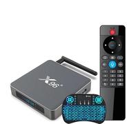 CHROX Android 11.0 TV Box, X96 X6 8 Go De RAM 128 Go De ROM BT5.0 Support Dual WiFi 2.4G/5.8G, 1000M Ethemet, 8K Ultra HD Android Box, avec Câble HD Et Télécommande Vocale,4gb+32gb