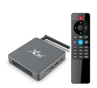 CHROX Android 14.0 TV Box 2025, X96 X6 Décodeur 100/1000M Ethernet Rk3566 CPU Smart Box 4K 8K WIFI6 H728 Octa-Core 2.4G 5.8G Double WiFi BT5.0 USB 3.0,8gb+64gb