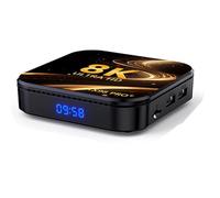 CHROX Android TV Box 13.0, Smart Box pour TV avec Processeur RK3528 2,0 Ghz Quad-Core, 4K TV Box Compatible Wi-FI 6 2,4G/5,8G Dual-Wi-FI AI-SR 3D HDR10+ 1000M Ethernet BT5.0,4gb+64gb