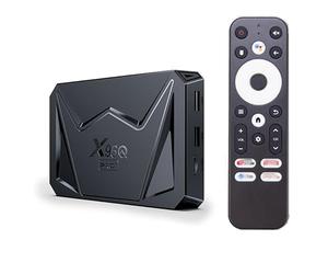 CHROX Android TV Box 14.0, X96Q Pro 4GB RAM 64GB ROM Allwinner H728 Quad-Core Support 2.4G+5G Dual WiFi BT 4.0 3D 4K/8K H.265 USB 3.0 LAN 1000M Ethernet TV Box,4gb+32gb