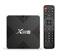CHROX Boîtier TV Android 12.0, Boîtier Smart TV X98H Allwinner H618 Quad Core 64 Bits Prise en Charge HD 4K/3D/H.265 10/100 M Ethernet 2.4/5G Double WiFi BT 5.0 Décodeur,4gb+32gb
