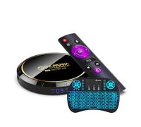 CHROX Boîtier TV Android 13.0, 4 Go De RAM 32 Go De ROM RK3528 Quad-Core 64 Bits Wifi6 Double WiFi 2,4 G/5,8 G BT5.0 HDR10+ Ultra HD USB3.0 Lecteur Domestique Intelligent,2gb+16gb