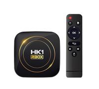 CHROX Boîtier TV Android 13.0, HK1 RBOX H8S H618 Quad Core 64 Bits Arm Cortex A55 CPU, Prise en Charge 2,4 G/5,0 G Double WiFi 4K Utral HD H.265 Bluetooth 4.0 100 M Ethernet Décodeur,4gb+64gb