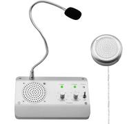 CHROX Système De Haut-Parleurs pour Fenêtre, Microphone Et Interphone Bidirectionnel pour Fenêtre, Interphone pour Entreprise, Bureau, Comptoir, Banque Et Gare, 110 V-240 V