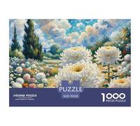 Chrysanthème 1000 Piece Jigsaw Puzzle for Adults Challenging Game Stress Relief Puzzle Exercise The Memory of The Brain for Adults and Kids, Age 12 Years Up 70x50cm/1000pcs