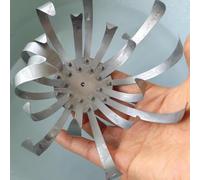 Chrysanthème à pétales en nitinol nickel-titane à mémoire de forme, fleur à température contrôlée bidirectionnelle la recherche et lexposition. (18petals)
