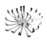 Chrysanthème à pétales en nitinol nickel-titane à mémoire de forme, fleur à température contrôlée bidirectionnelle la recherche et lexposition. (27petals)