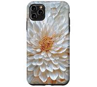 Chrysanthème Blanc Naissance Novembre Fleur Florale teintée Coque pour iPhone 11 Pro Max
