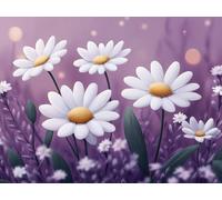 ChrysanthèMe Diamond Painting Adulte Grand Format, Diamond Painting Usine Peinture Diamant 5D Crystal Art Activite Manuelle Art Set Broderie Point de Croix pour Decoration Maison 50x40cm -lsy25010D8