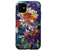 Chrysanthème Naissance Novembre Fleur Fleur Colorée Colorée Coque pour iPhone 11