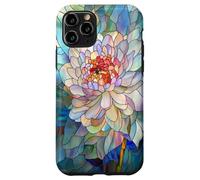 Chrysanthème Naissance Novembre Fleur Floral Taché Vintage Coque pour iPhone 11 Pro