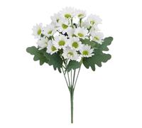 Chrysanthèmes Artificiels pour Extérieur, Décoration Florale d'automne Résistante aux UV, Décoration Étanche pour Tombe Halloween Automne Jardin Extérieur Patio Porche Thanksgiving