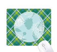 chrysanthemum abstract plantes art réseaux verte grille pixel tapis de souris