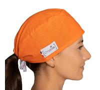 CHRYSVAL - Calot Court Mandarine - Bonnet Chirurgical Ou Calot Cuisine Unisexe 100% Coton Oeko-Tex - Réglable Avec Attaches