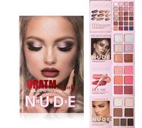 CHSEEO Coffret Maquillage Professionnel 43 pièces - Kit de maquillage style livre avec 6 highlighters, 7 palettes contouring, 24 fards à paupières nude pour sculpter le regard, 6 blushs