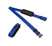 CHSEROK 2 Pièces Réglable Sangles pour Chaise de Plage, Anti-Dérapant Bandoulière E-Scooter, avec Rembourrage D'épaule, Bleu Foncé Sangle de Transport Pliable pour Vélo, pour Camping, Pique, Plage