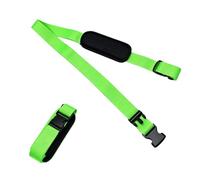 CHSEROK 2 Pièces Réglable Sangles pour Chaise de Plage, avec Rembourrage D'épaule, Anti-Dérapant Bandoulière E-Scooter, Vert Sangle de Transport Pliable pour Vélo, pour Camping, Pique, Plage