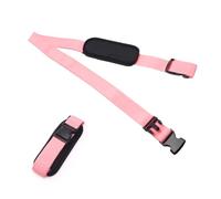 CHSEROK 2 Pièces Réglable Sangles pour Chaise de Plage, Rose Sangle de Transport Pliable pour Vélo, Anti-Dérapant Bandoulière E-Scooter, avec Rembourrage D'épaule, pour Camping, Pique-Nique, Plage
