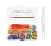 CHSEROK 840 Pièces Breadboard Jumper Fil Kit, 14 Tailles Câble Breadboard, Câble Bread Board Fil avec Pince en Plastique, pour les Composants Électroniques sur Breadboard