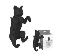 CHSEROK Infuseur à Thé, 2 Pièces Filtre à Thé, Filtre the pour Tasse en Forme de Chat, Infuseur pour Thé-Vrac Amovible, pour Tasses et Bols à Thé