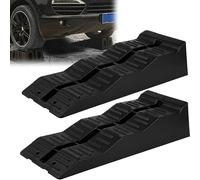 CHSG Lot De 2 Rampes De Nivellement Robustes, Rampe Voiture Levage, Nivellement Camping Car Camion, pour Réparation des Voitures, Le Levage Et La Manutention, Les Rampes De Vidange d'Huile