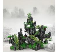 CHSG Résine Artificielle Aquarium Naufrage Pêche Bateau Décor Poisson Réservoir Aménagement Paysager Décor, pour Une Utilisation dans L'aquarium, La Fontaine, Les Ornements Décorés De -Les rocailles