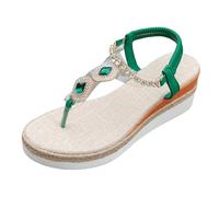 Chssure Femme Ete Sandales Compensées Pour Femmes Classiques Confortable Bout Ouvert Chssures De Plage Vacances Sandales Femme Été Confortable Compensées Été À Enfiler Confortables Pour Tous Les Jours