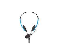 CHST100BU - Micro-casque - circum-aural - filaire - jack 3,5mm - bleu