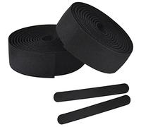 Chstarina 2 Rouleaux Ruban de Guidon de Vélo, Ruban de Guidon de Vélo Ddurable et Respirant, Guidoline Velo Route avec Bandes Aadhésives, Ruban Antidérapant et Résistant à l'usure pour Vélo (Noir)