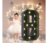 CHSUFBTY Grandes Lettres Au Néon, Lettres Lumineuses en Mousse Prédécoupées, Adaptées Aux Décorations de Fond de Fête de Fiançailles, de Mariage Et d'anniversaire(8,100cm/40in)