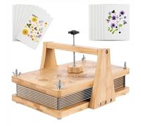 CHSUFBTY Kit de Gaufrage en Bois Outils de Pressage de Plantes Pressage À Pression Uniforme Kit Artistique DIY pour Conserver Les Fleurs Et Plantes Séchées