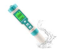 CHSUFBTY Testeur Numérique d'eau De Piscine 7 en 1, Testeur De PH Et De Sel De Chlore Libre, Teste Le Paramètre Critique PH/TDS/sel/ORP/SG/