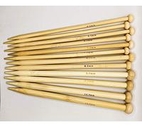 CHSYOO 18 Specifications, 36 Bamboo Knitting Needles, 18 Specifications, from 2.0mm to 10.0mm, to Meet Your Various Needs